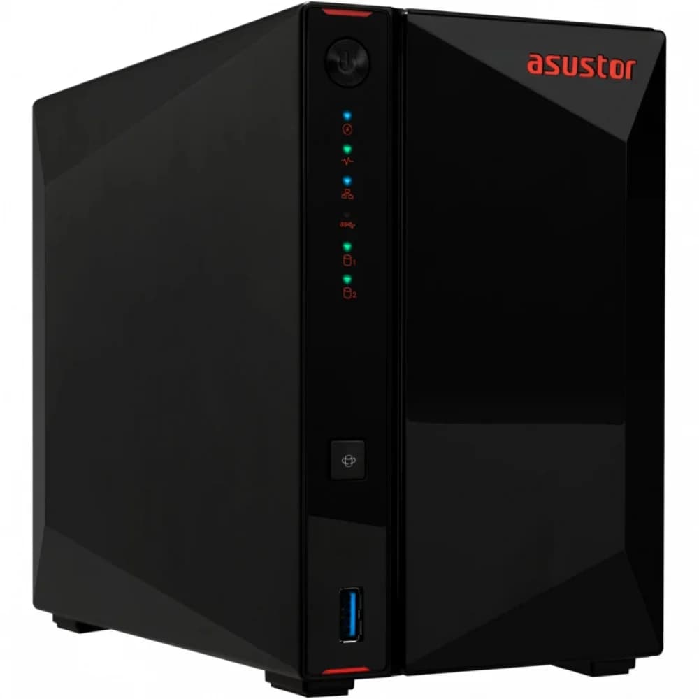 СХД ASUSTOR AS5402T 2 Bay (Max.14) 4xM.2 2x2.5GLAN 4GB (Max.16GB) DDR4 3xUSB HDMI