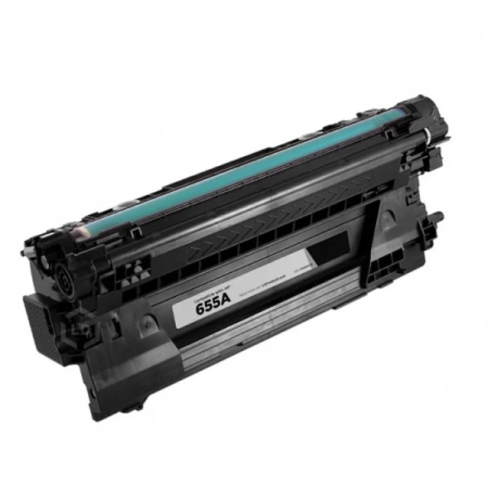HP 655A Black Original LaserJet Toner Cartridge