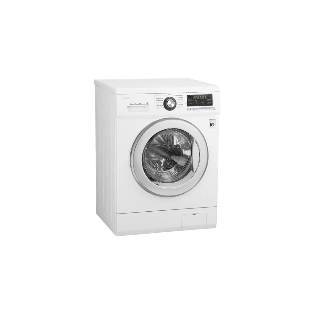 Стиральная машина LG Mega 2 Refresh F1096ND3 класс: A загр.фронтальная макс.:6кг белый
