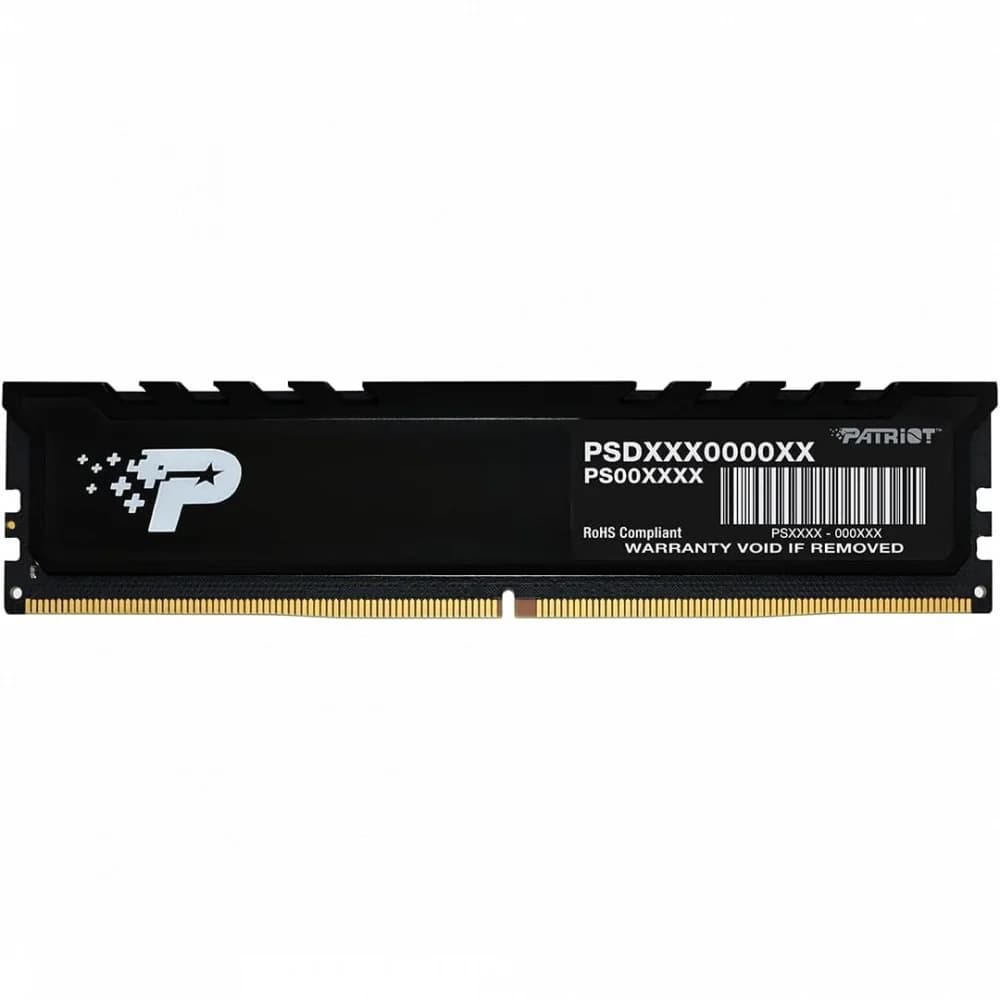 Память DDR5 16GB 5600MHz Patriot PSP516G560081H1 Signature Premium RTL PC5-44800 CL46 DIMM 288-pin 1.1В single rank Ret