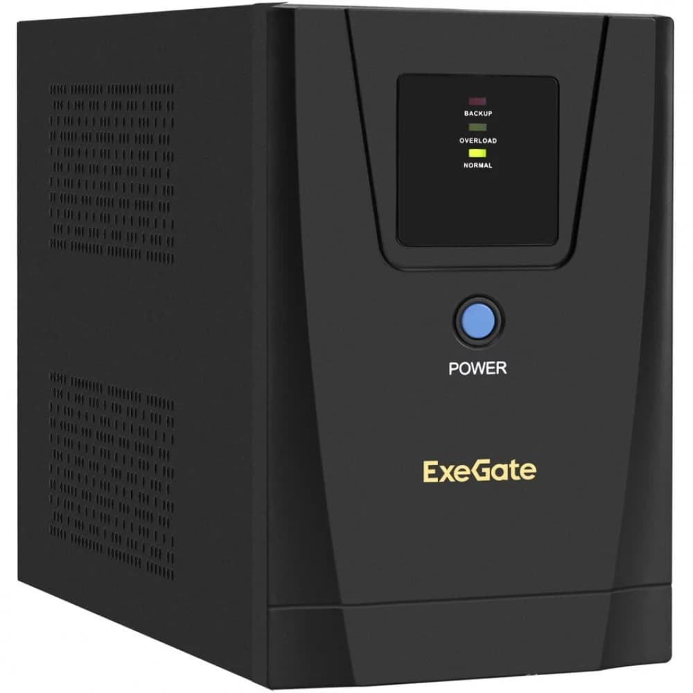 Exegate EP285496RUS ИБП ExeGate SpecialPro UNB-1500.LED.AVR.C13.RJ.USB 1500VA/950W, LED, AVR, 6*IEC-C13, RJ45/11, USB, Black