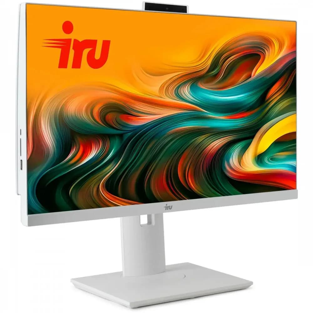 Моноблок IRU Tactio 23.8" Full HD i5 1235U (1.3) 16Gb SSD512Gb CR Windows 11 Professional GbitEth WiFi BT 120W Cam белый 1920x1080