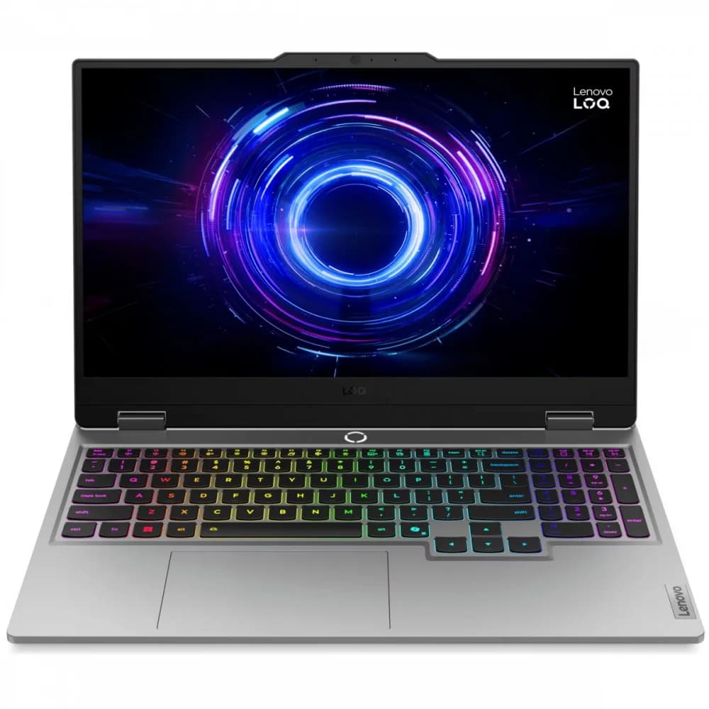 Ноутбук Lenovo LOQ 15IRX10/15.6" Full HD 1920x1080/Intel Core i7 14700HX/16 Gb/1 Tb SSD/nVidia GeForce RTX 5050 8GB/No OS/серый/2.4 кг
