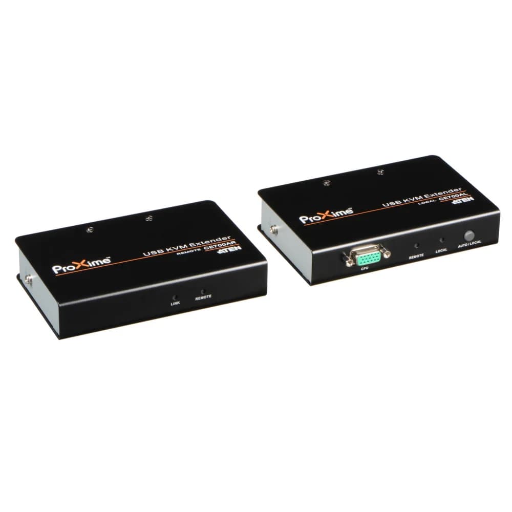DUAL CONSOLE USB KVM EXTENDER W/1.8M