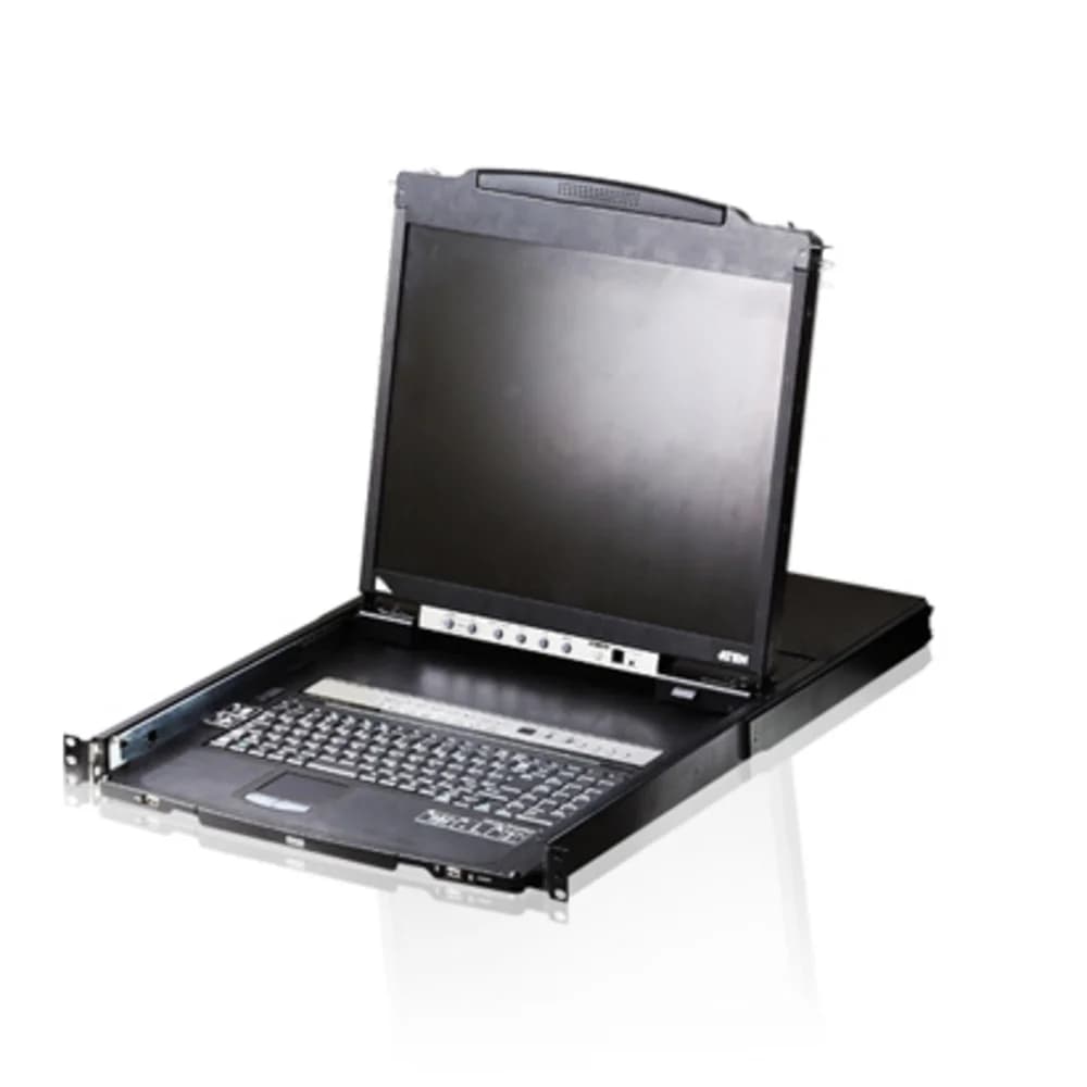 16P Dual RAIL LCD KVMP SWITCH 19INCH