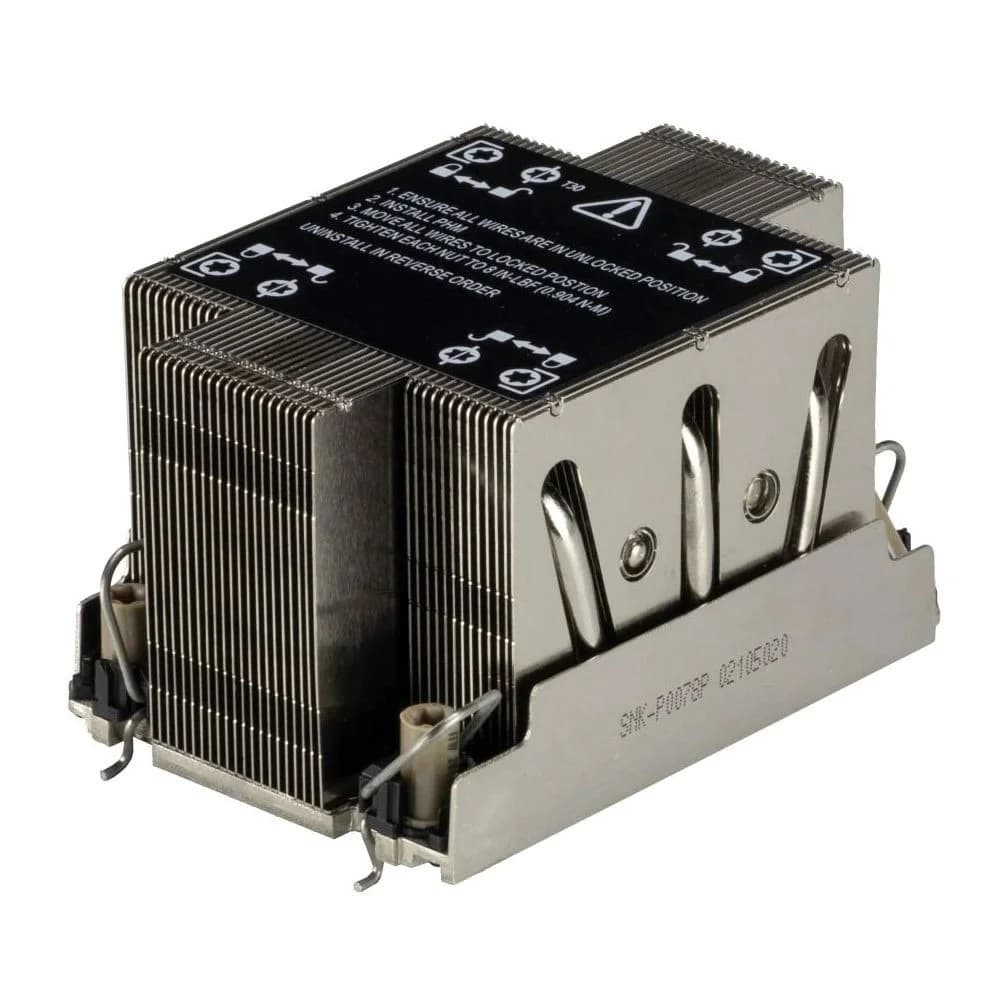 Пассивный кулер SuperMicro SNK-P0078P 2U Passive CPU Heat Sink for LGA 4189 X12 113x78 mm, (420964) {24}