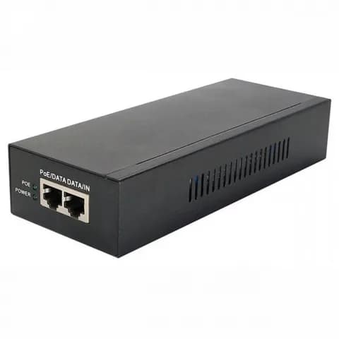 PoE-инжектор OSNOVO Midspan-1/902G PoE-инжектор 90W Gigabit Ethernet на 1 порт. Соответствует стандартам PoE IEEE 802.3af/at/bt. Автоматическое определение PoE устройств. Мощность PoE на порт - до 9