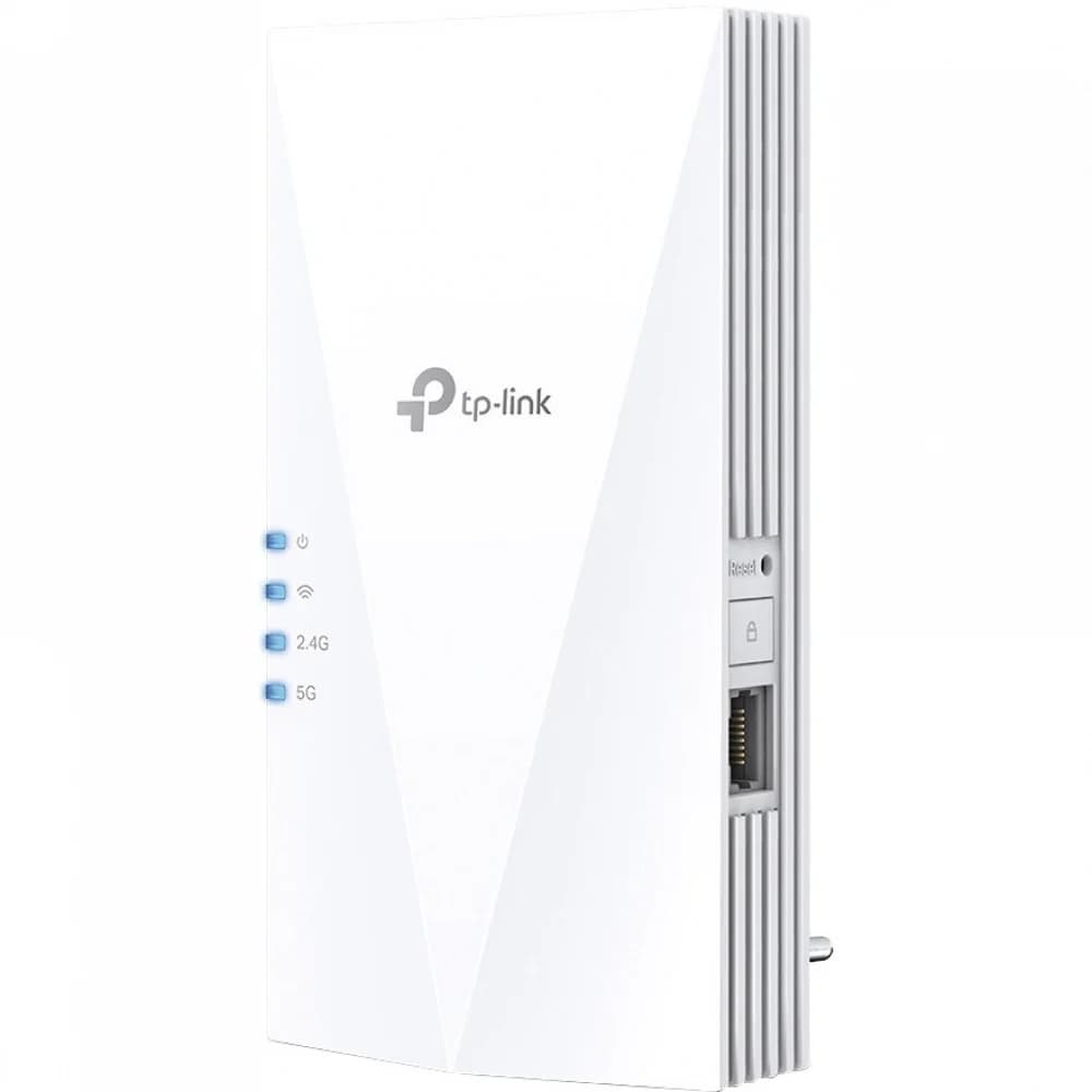 Усилитель Wi-Fi сигнала, TP-Link, RE500X, 802.11a/b/g/n/ac/ax, AX1500, 2 встроенные антенны, 1 порт 10/100/1000T