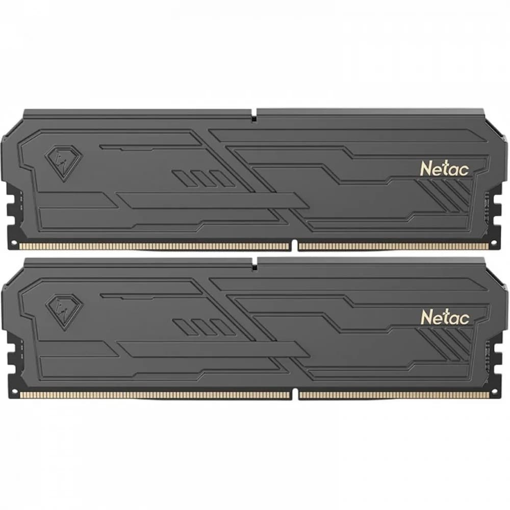 Комплект игровой памяти Netac Shadow III DDR5-6000 32GB(16GBx2) C38, чёрный