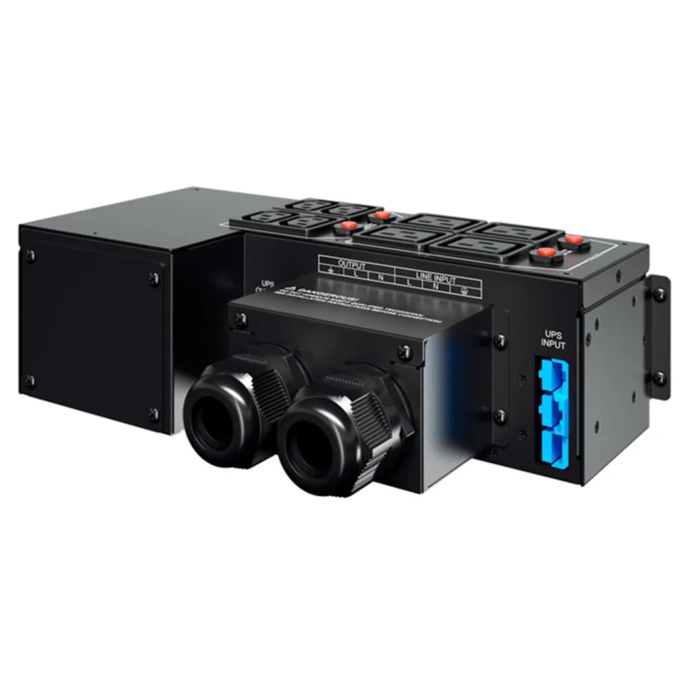 Блок распределения питания CyberPower MBP60AHVIEC82U для OLS6/10/BPSE240V, 2U, вход терминал, выход 60А, 4*C13, 4*С19