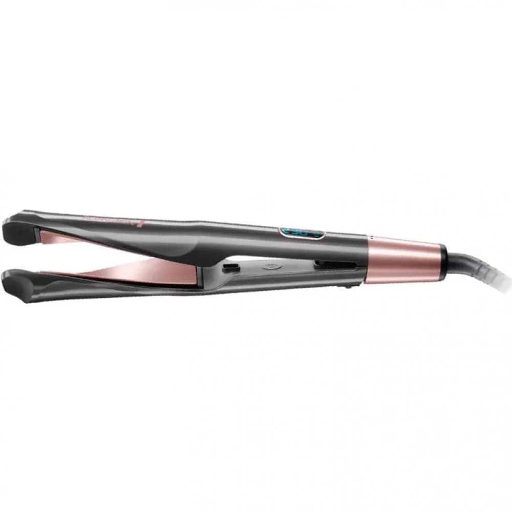 Выпрямитель, Remington, S6606, Длинна пластик 10 см, 5 температурных режимов, Время нагрева 30 сек, Температура нагрева 150-230 °С, Длина шнура 1.8м, Мощность 47 Вт, Черный/розовый