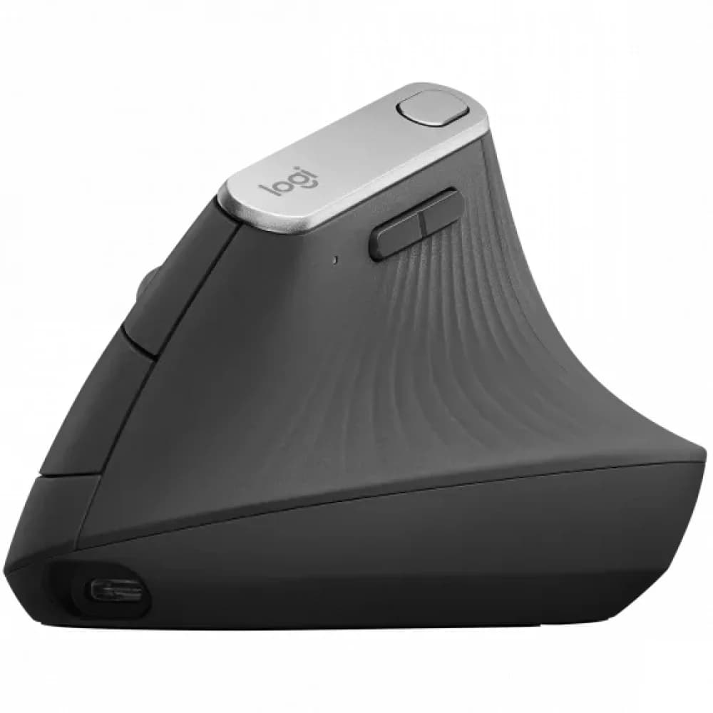 Мышь Logitech MX Vertical черный оптическая (4000dpi) беспроводная BT/Radio USB (4but)