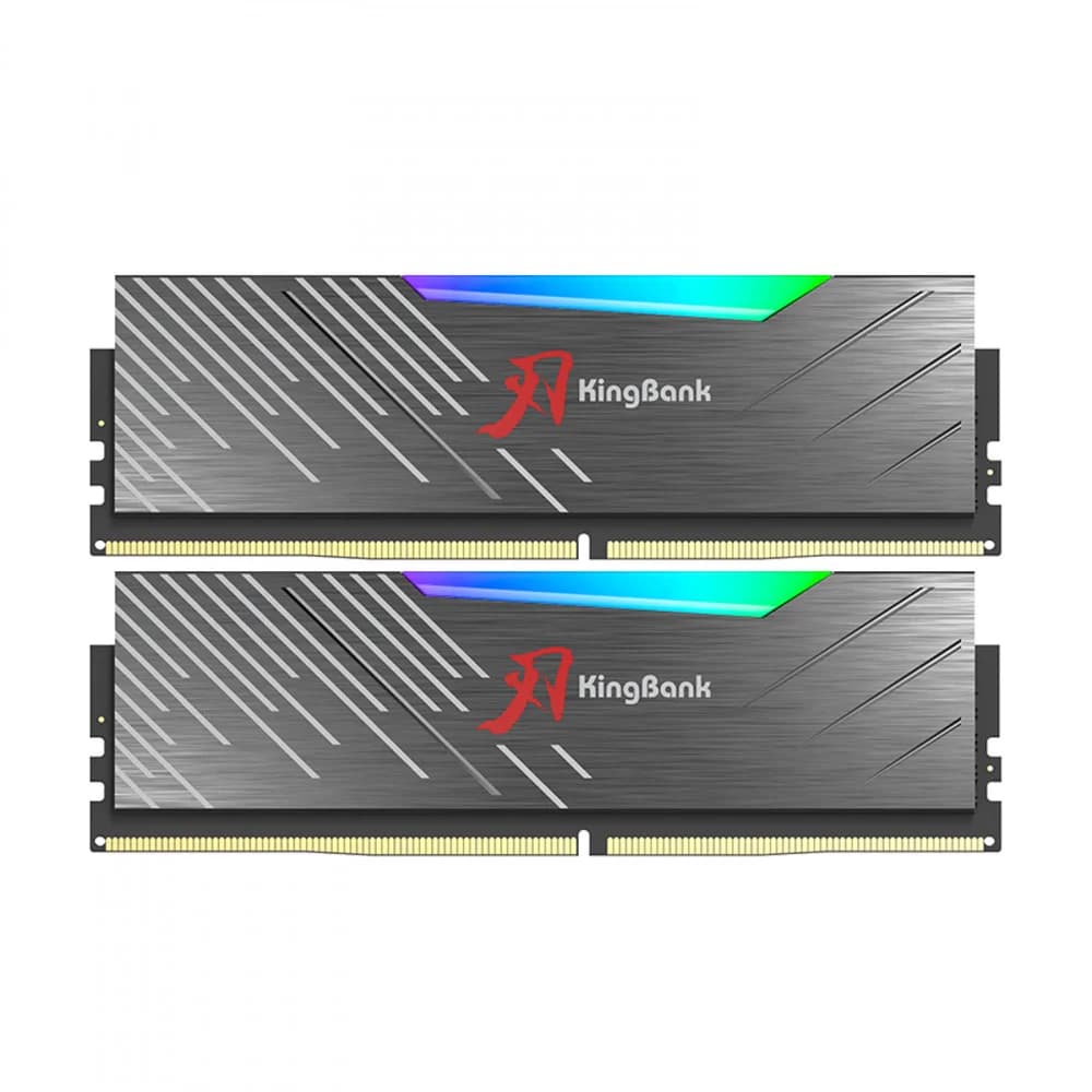 DIMM DDR5 32 GB kit 6400MHz KingBank KRRB, K5.01.FLM5FD9401, (2x16GB), CL32, RGB