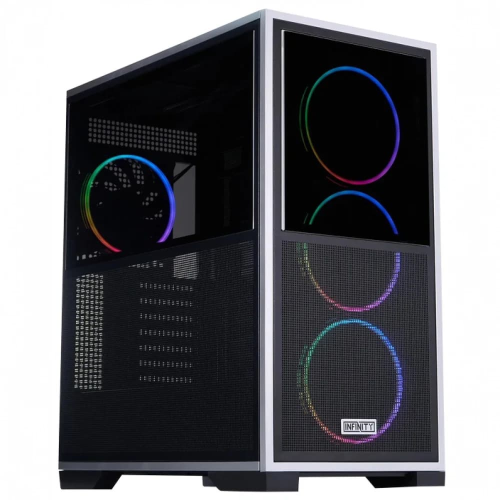 Компьютерный корпус, 1STPLAYER, IF8 BK, IF8-BK-4FO7-14, EATX / ATX / M-ATX / ITX, 3*3.5"/3*2.5", Кулер 4*14см, Высота кулера до 180 мм, Длина VGA до 435 мм, 440223480 мм, Без Б/П, Черный