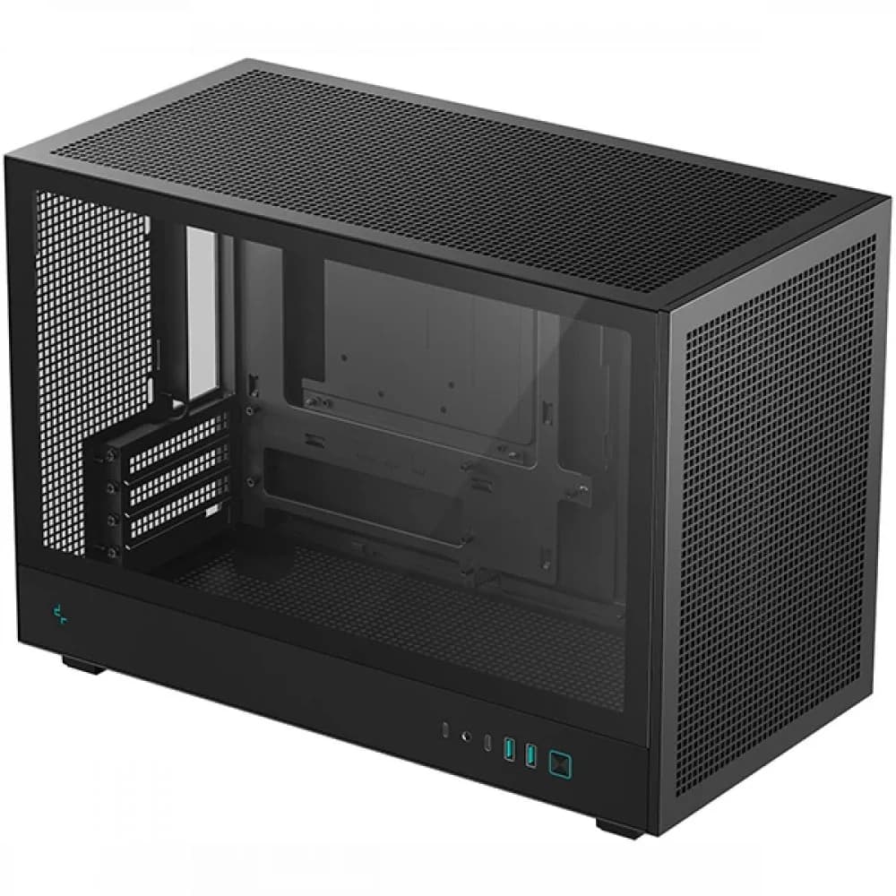 Корпус MiniTower Deepcool CH260 black (Mini-ITX, без БП, 2*Type A+USB Type-C) (R-CH260-BKNGM0-G-1)