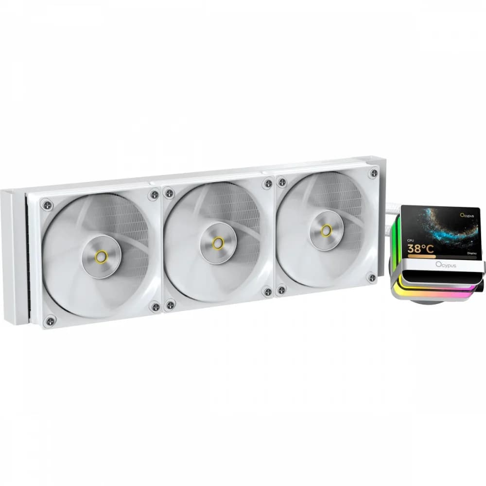 Водяное охлаждение для CPU Ocypus Sigma L36 PRO WH TDP 310W 4-pin Intel/AMD Белый