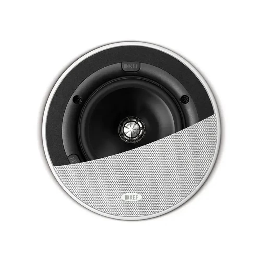 KEF Акустическая система Ci130QR БЕЛЫЙ EAN:637203207464 Встраиваемая акустическая система, круглая, мощность: 50 Вт, диапазон частот: 45 Гц - 34 кГц (± 6 дБ), чувствительность: 87 дБ, сопротивление: