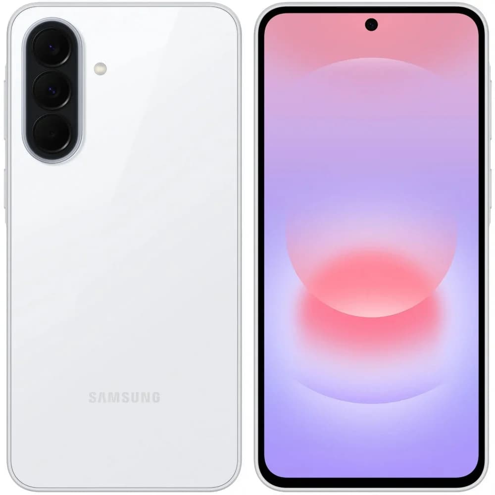 Смартфон Samsung SM-A376E Galaxy A37 5G 128Gb 8Gb белый моноблок 3G 4G 2Sim 6.7" 1080x2340 Android 16 50Mpix 802.11 a/b/g/n/ac/ax NFC GPS GSM900/1800 GSM1900 Protect