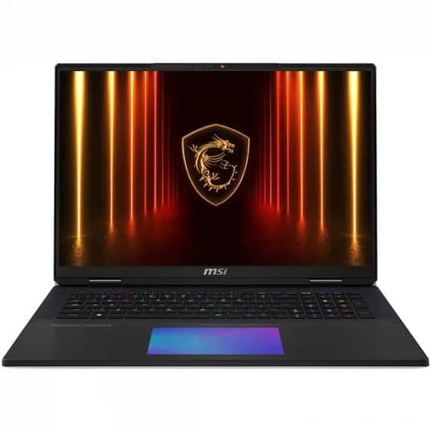 Ноутбук, MSI, Titan 18 HX AI A2XWJG-1026KZ, MS-1824, 9S7-182421-1026, 18", UHD+ 3840x2400, MiniLED, 120Hz, Intel Core Ultra 9 285HX, 32GB*2 DDR5, 2TB SSD Gen5, NVIDIA GeForce RTX5090, 24GB GDDR7, Wi
