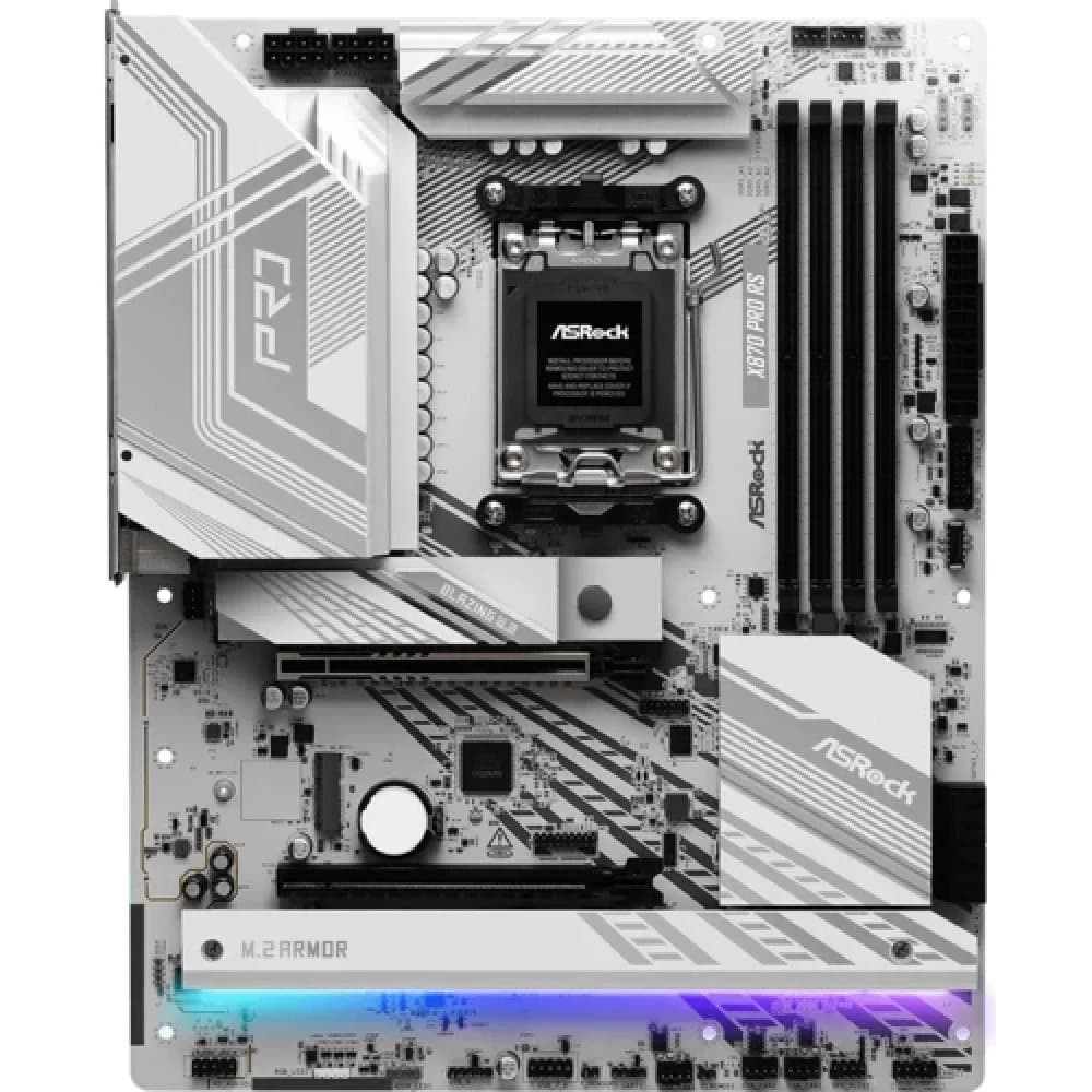 Материнская плата ASRock X870 PRO RS AM5 4xDDR5 4xSATA3 3xM.2 1xHDMI 2xType-C ATX