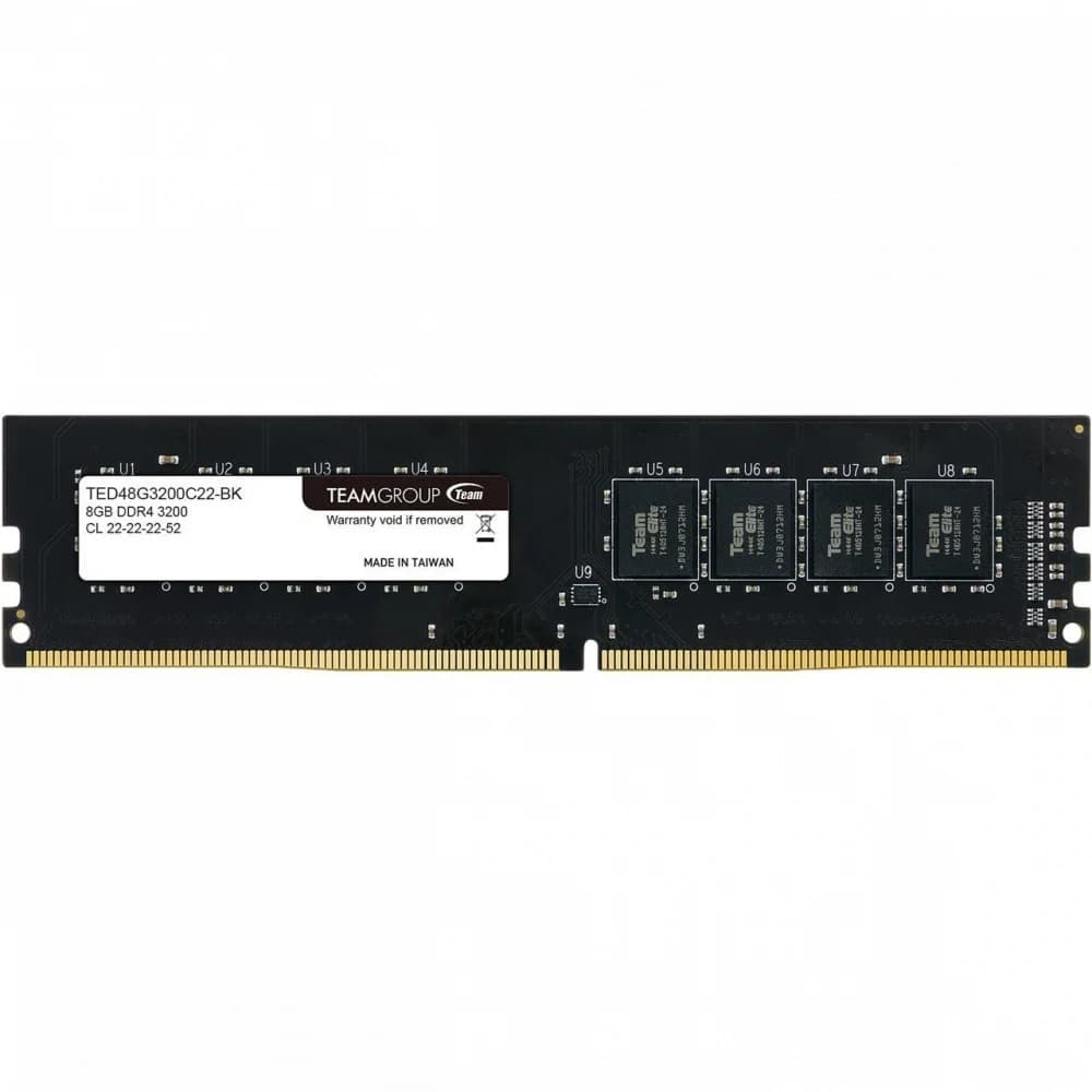 DDR-4 DIMM 8GB/3200MHz Team Group, CL22-22-22-52, 1.2V, BOX