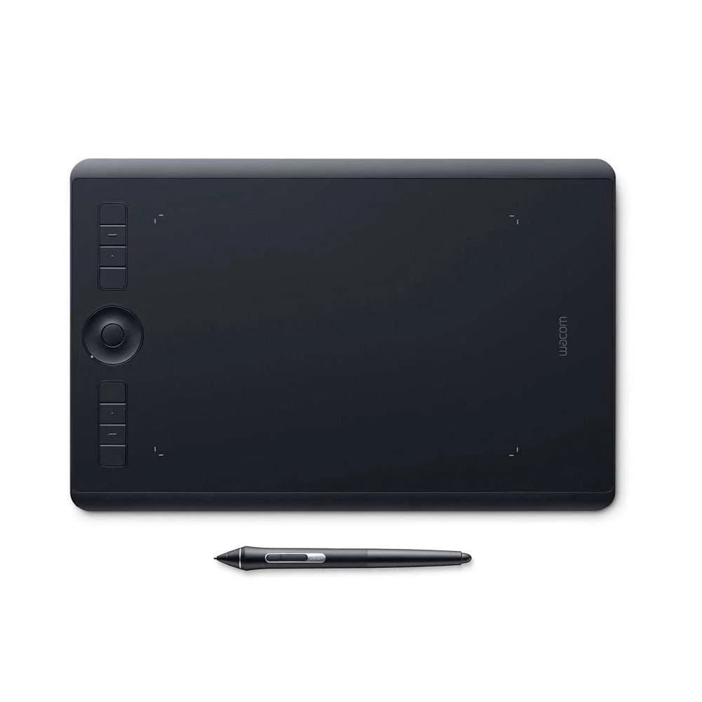 Графический планшет, Wacom, Intuos Pro Medium N, (PTH-660-N), Разрешение 5080 lpi, Чувствительность к нажатию 2048, 6 программируемых клавиш, Размер 338x219x8 мм, Чёрный