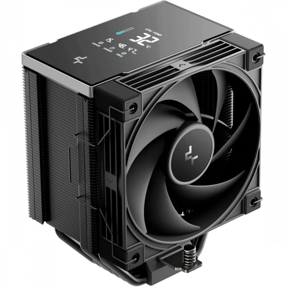 Устройство охлаждения(кулер) Deepcool AK700 Digital NYX Soc-AM5/AM4/1200/1700/1851 черный 4-pin 21-36dB Al+Cu LCD 280W 1252gr Ret (R-AK700-BKNNMN-GJD-1)