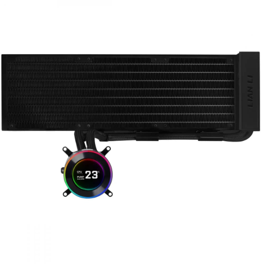 Кастомное Водяное охлаждение для CPU Lian Li Hydroshift lI LCD-C 360N FAN LESS Black Обеспечивает полную гибкость при самостоятельном монтаже, предоставляя пользователям свободу выбора и установки п