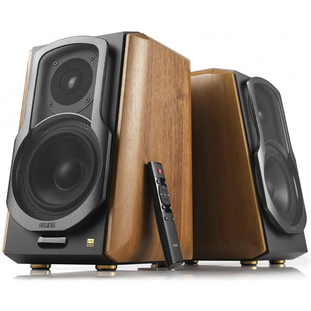 Колонки Edifier S1000MKII (2.0), Brown, 120Вт(2х60) RMS, 45Hz-40kHz, 90dB, BT