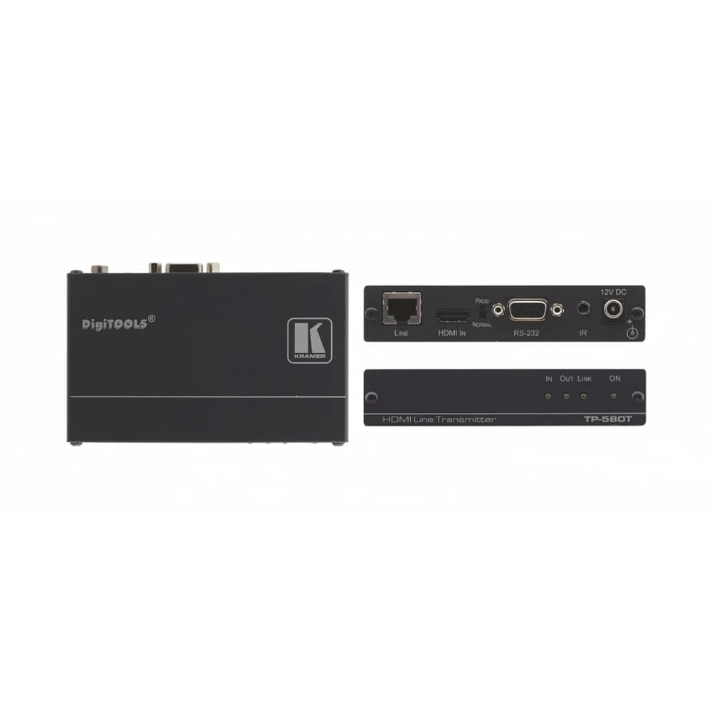 4K60 4:2:0 HDMI HDCP 2.2 Transmitter with RS–232 & IR over Long–Reach HDBaseT