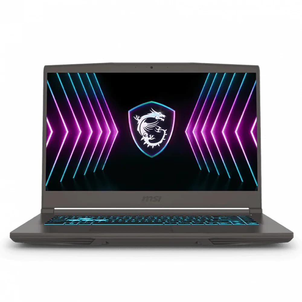 Ноутбук, MSI, Thin 15 B2RVE-3458XKZ, MS-16R8, 9S7-16R831-3458, 15,6", FHD 1920x1080, IPS, 144Hz, Intel Core 7 240H, 16GB DDR4, 512GB SSD Gen5, NVIDIA GeForce RTX4050, 6GB GDDR6, DOS, Серый