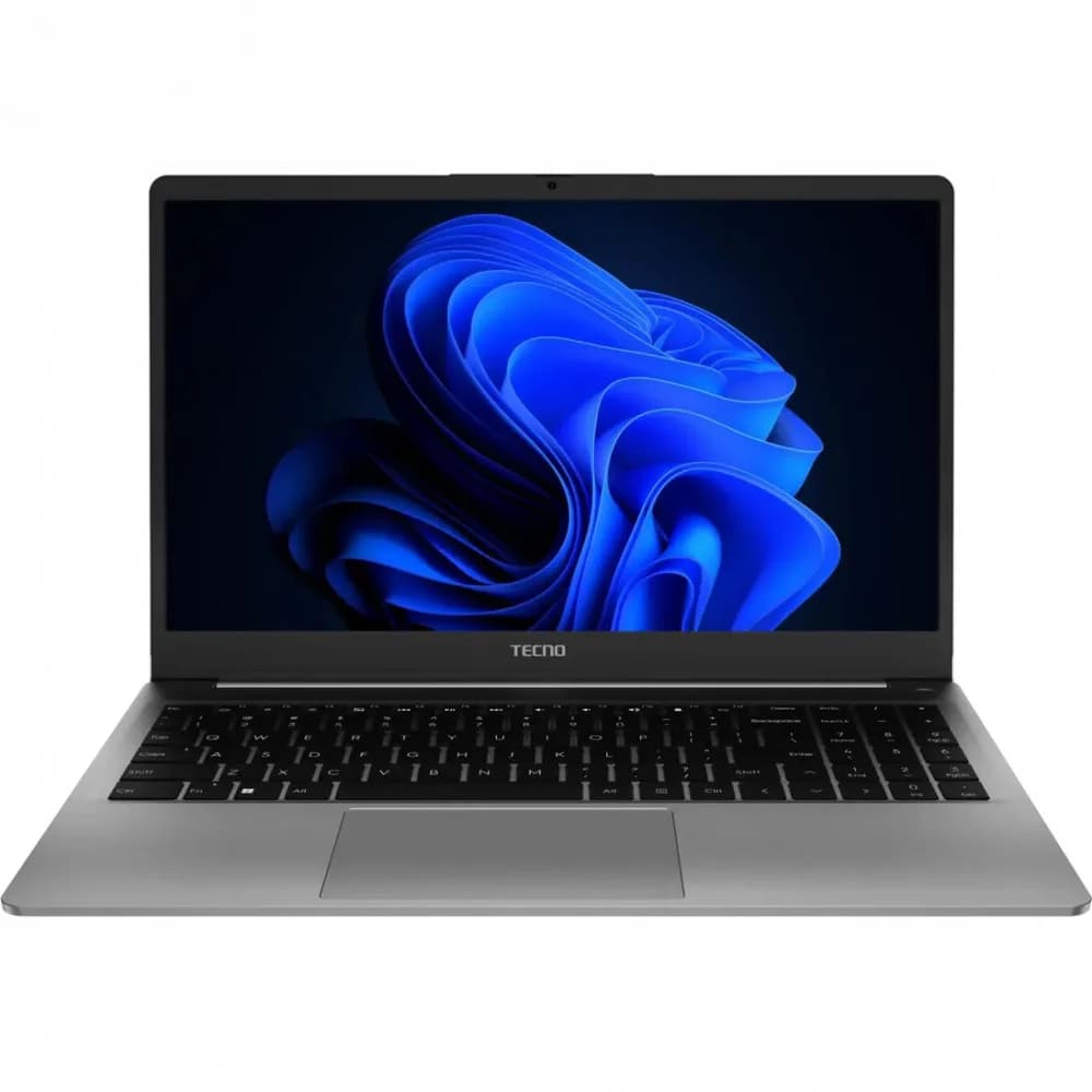 Ноутбук, Tecno, MEGABOOK K15S, K15SRA, 15.6", FHD, 1920x1080, IPS, i5-13420H, 8GB DDR4, 256GB SSD, UHD Graphics, Win 11 Home, Серый