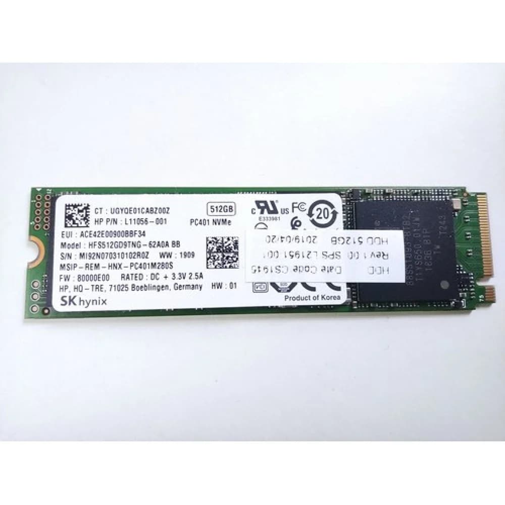 SSD 480GB HPE PCI-E X4 NVMe RI M.2 NEW,