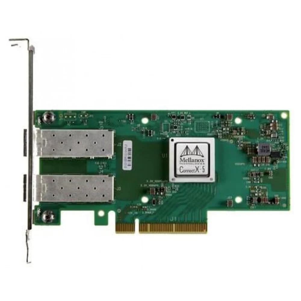 Сетевой адаптер, Mellanox, ConnectX-5 EN MCX512A-ACAT, 10/25GbE Dual-Port SFP28, PCIe 3.0 x 8, Tall&Short Bracket
