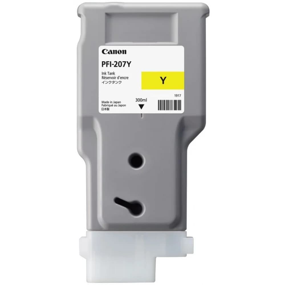 Картридж Canon PFI-207Y Ink №207 yellow 300 ml Модель: Canon iPF680, Canon iPF685, Canon iPF780, Canon iPF785