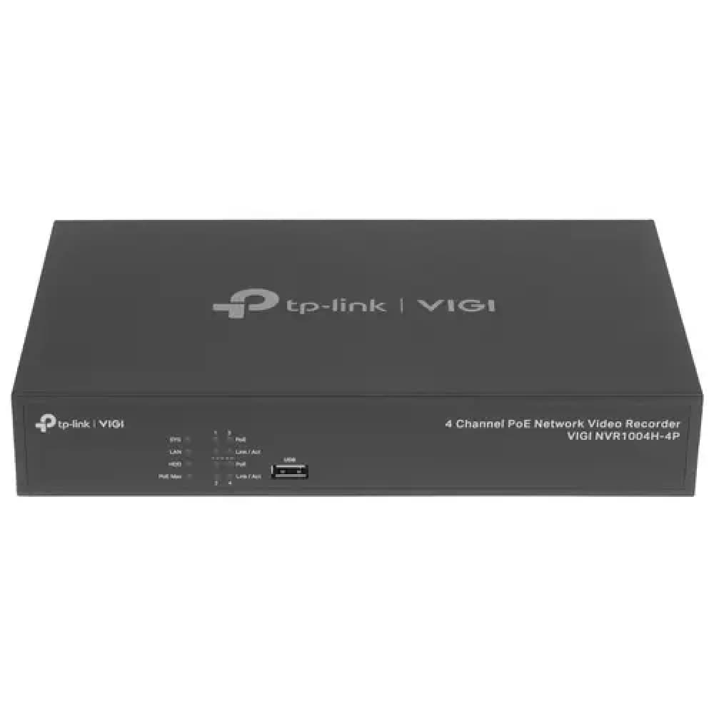 TP-Link VIGI NVR1004H-4P, 4-канальный сетевой видеорегистратор PoE