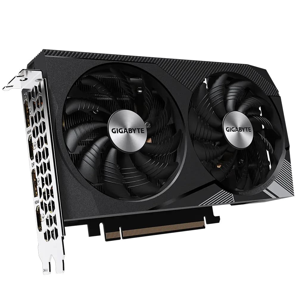 Видеокарта, Gigabyte, RTX3060 WINDFORCE OC 12G (GV-N3060WF2OC-12GD) 4719331311193/4719331312862, GDDR6, 192bit, 2-HDMI, 2-DP, Windforce 2X Fan, 198*121*39 мм, Цветная коробка