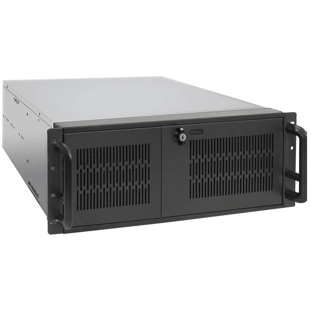 Exegate EX234968RUS Серверный корпус Exegate Pro 4U650-10/4U4139L <RM 19", высота 4U, глубина 650, БП 600ADS, USB>