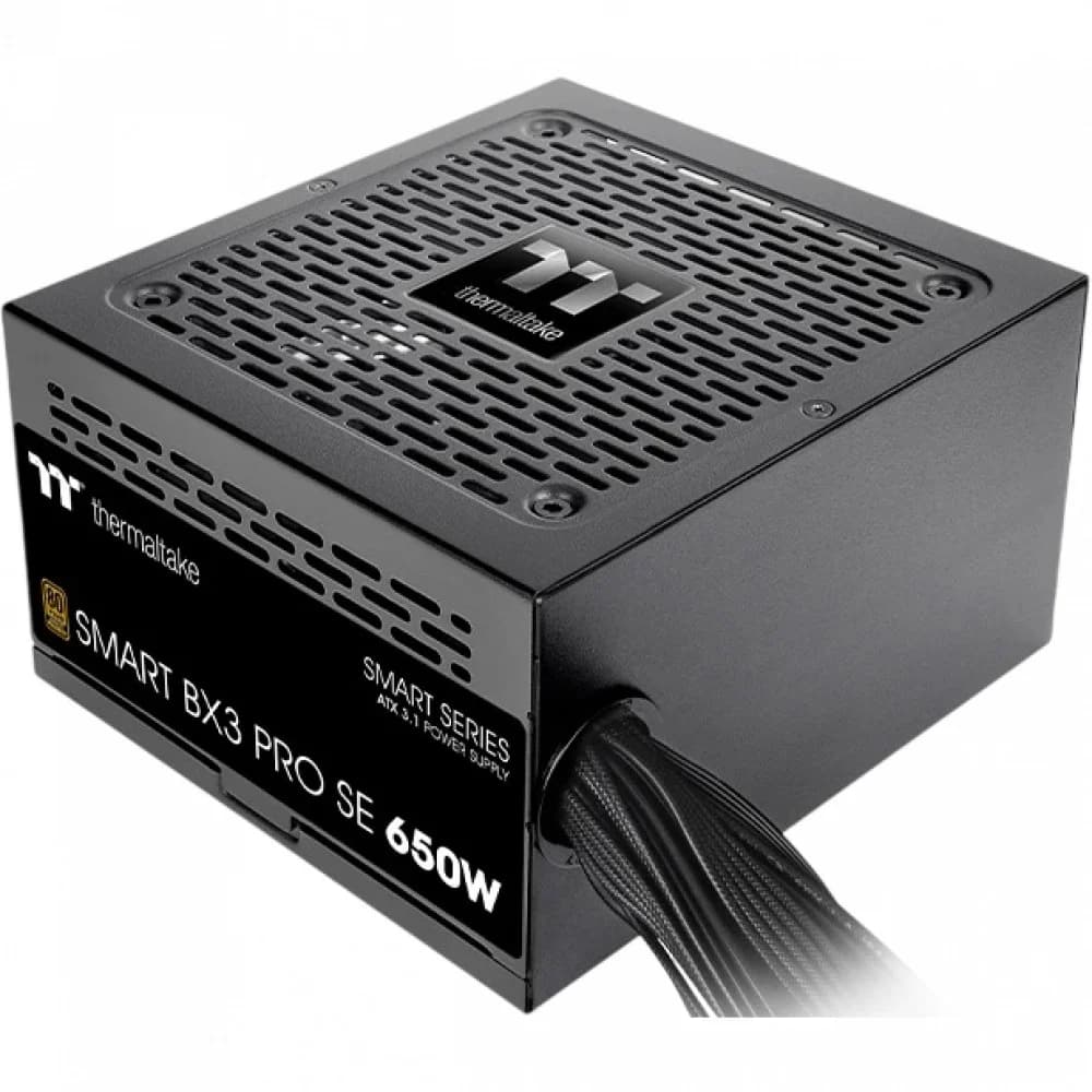 Блок питания Thermaltake Smart BX3 Pro SE/0650W/Non Modular/Non Light/Single Voltage/Analog/80 PlusBronze/EU/Non JP CAP/Etched Flat Cables/Gen 5