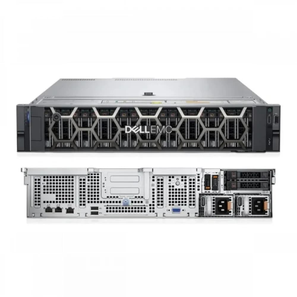 Сервер Dell/PowerEdge R760xs 16SFF/1/Xeon Gold/5418Y/2 GHz/512 Gb/HBA355i/0,1,10/2/960 Gb/SSD+HDD/No ODD/(1+1) 800W