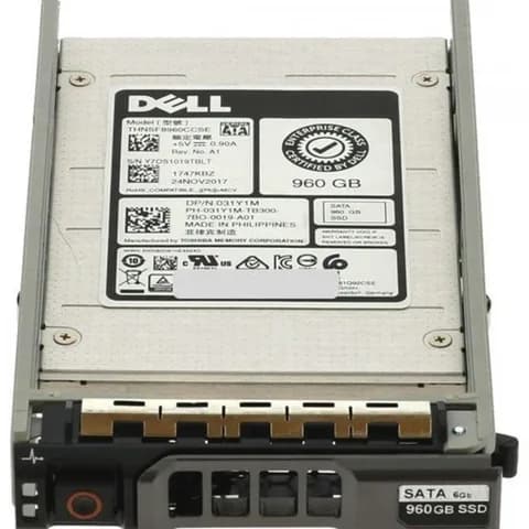 SSD Dell/960GB SSD SATA Read Intensive 6Gbps 512e 2.5in Hot-Plug, CUS Kit 345-BDRK