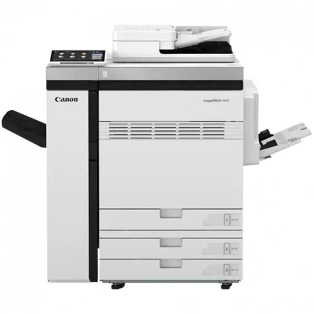 Цветное лазерное МФУ, Canon, IMAGEPRESS V900 SERIES MFP, 5765C003AA, SRA3, speed up to 90ppm Colour and BW, standard are: 3 x 550-sheet paper cassettes (80 gsm), 240GB SSD, 6GB RAM, Color Universal