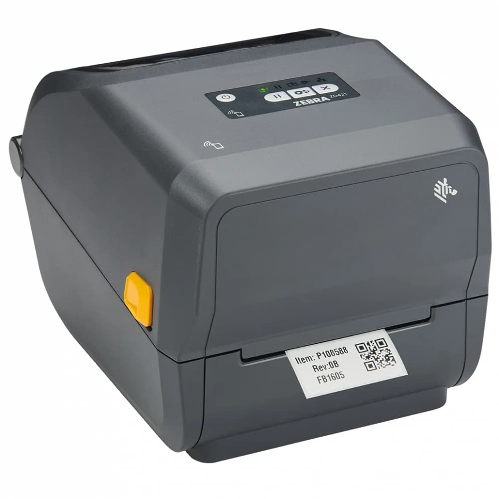 TT Printer ZD421, 203 dpi, EU and UK шнур, USB, USB Host, BTLE5, Modular Connectivity Slot, Swiss Font, EZPL