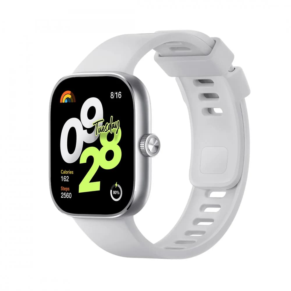 Смарт-часы Xiaomi Redmi Watch 4 M2315W1, 1.97"/390x450, GPS, 470mAh, BT5.3, NFC, Silver-Gray