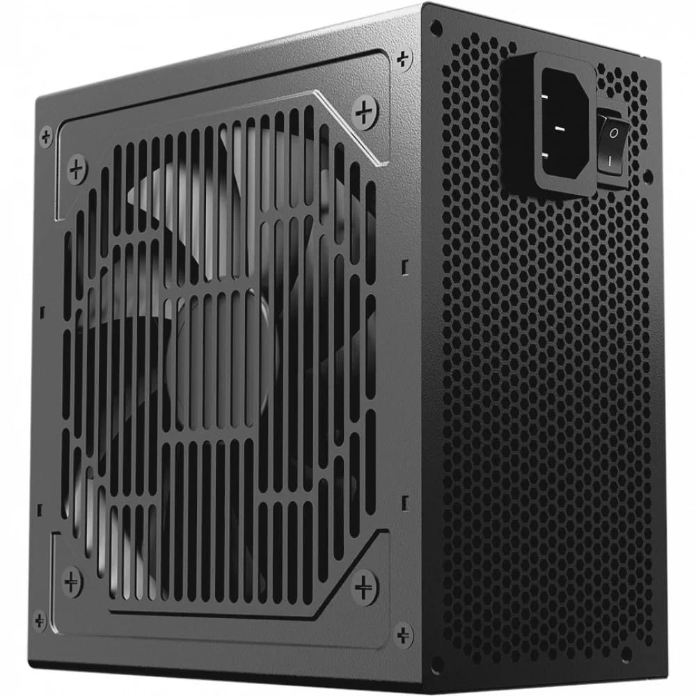 Блок питания ПК/ PCCOOLER, 750W 80+ White (ATX, ATX 2.4, Non-modular, 1x24(20+4)pin 550mm, 1xCPU*2 8(4+4)pin 610+150mm, 3xPCIe 8(6+2)pin 510mm, 2xSATA*3+MOLEX4pin*1 450+150+150+150mm , Active, 120x1