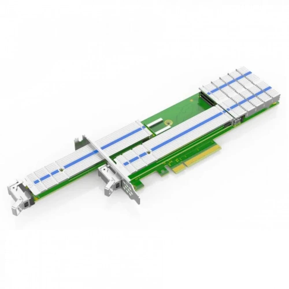 Адаптер для SSD/ PCle3.0 x8 2*M.2 NVMe Raid Adapter