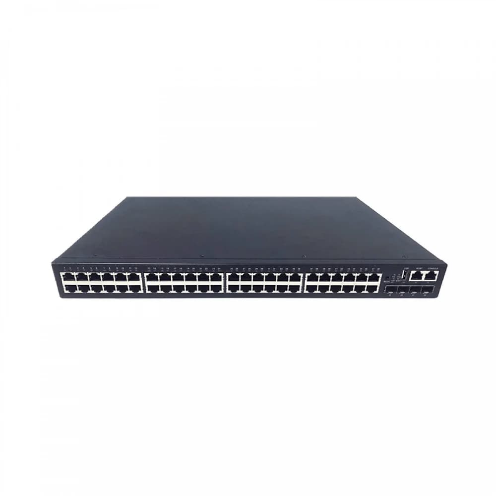UTEPO UTP5652S-PSB-L3 Коммутатор 10c 48 портами гигабитный Ethernet PoE+ и 4-портовый управляемый коммутатор Ethernet 10G SFP+ L3
