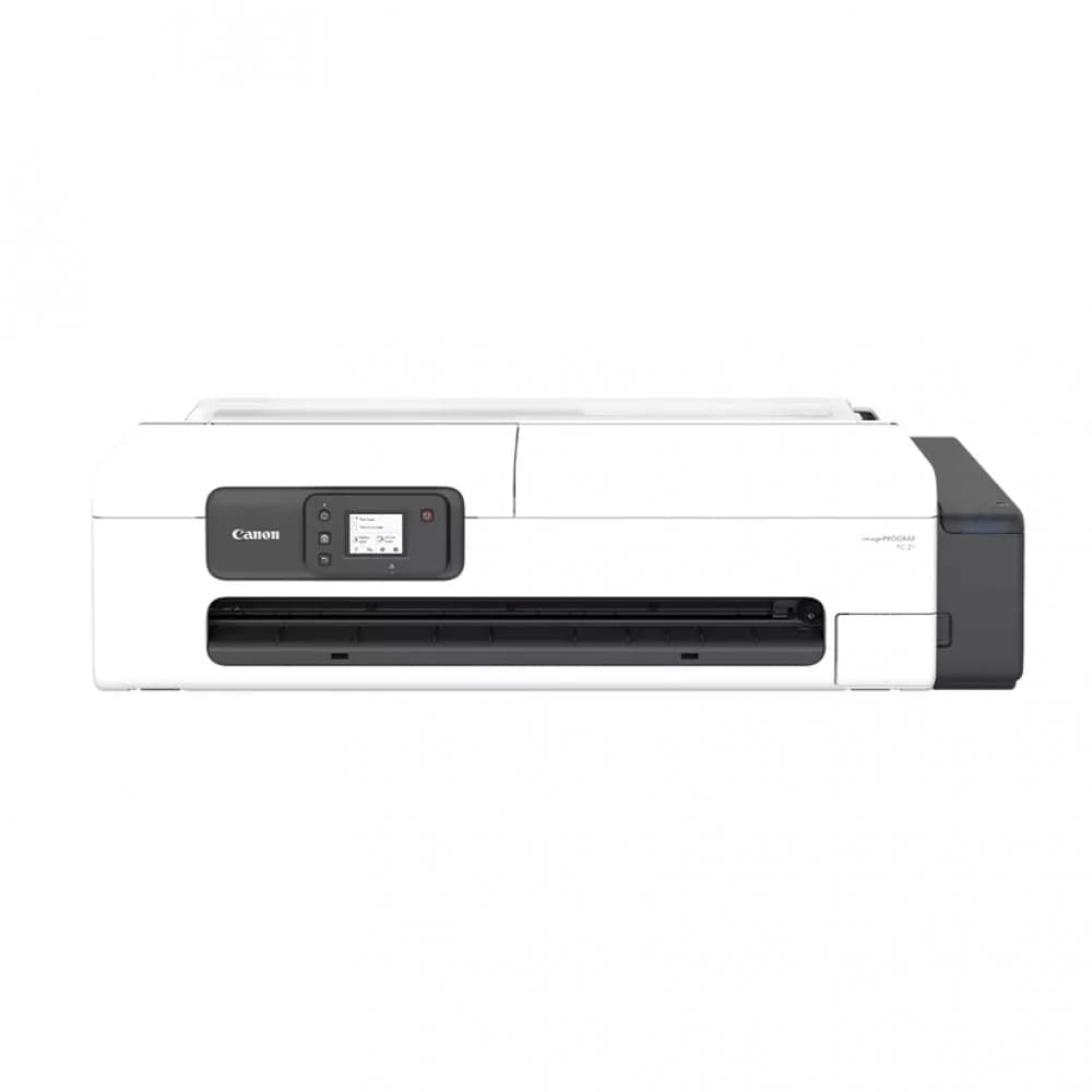 Широкоформатный принтер, Canon, imagePROGRAF TC-21, 7055C003AA, 24" 4 цвета (610 мм, A1), BK/C/M/Y, 1 ГБ, Диаметр втулки: 2" (50,8 мм), JPEG, PDF, HP-GL/2, HP RTL, USB, Wi-Fi, Ethernet
