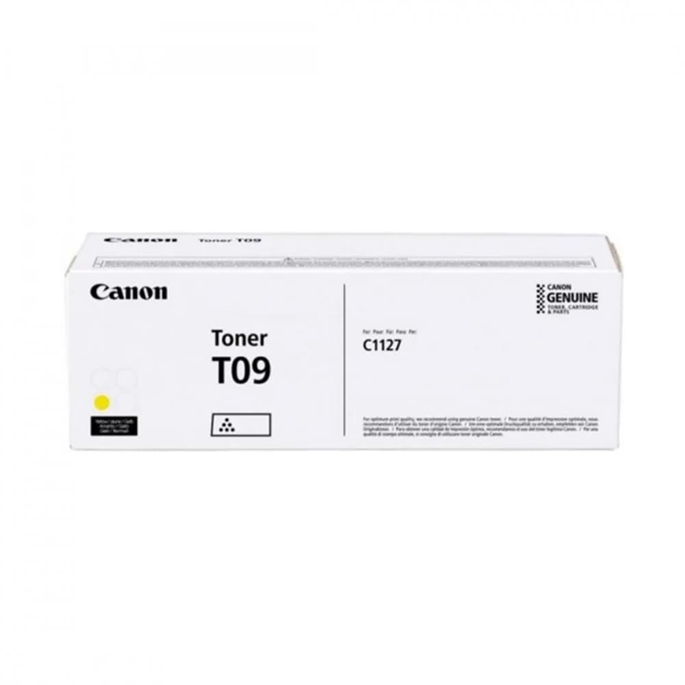 Тонер-картридж, Canon, TONER T09 YELLOW, 3017C006AA, для i-SENSYS X C1127, 7 600 стр. (А4)