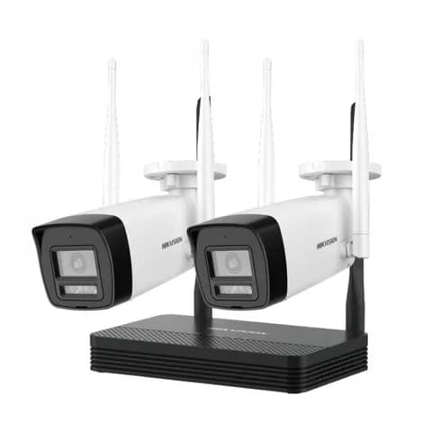 Hikvision NKS424W0H Wi-Fi комплект видеонаблюдения 4MP (2 Видеокамеры IP+ Видеорегистратор)